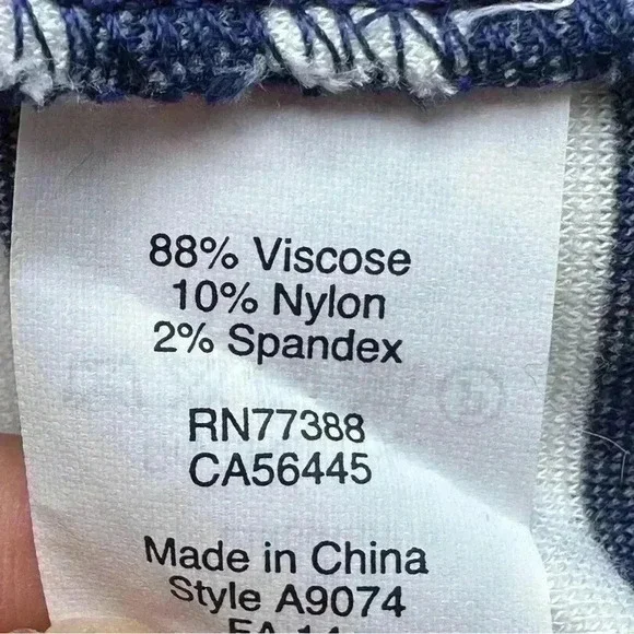 J. Crew Factory Women’s pullover dress striped navy/white Medium casual preppy - Picture 7 of 8